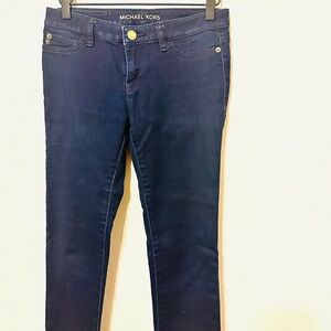 Michael Kors Dark Blue Denim Pants EUC size 2 / 26 XS